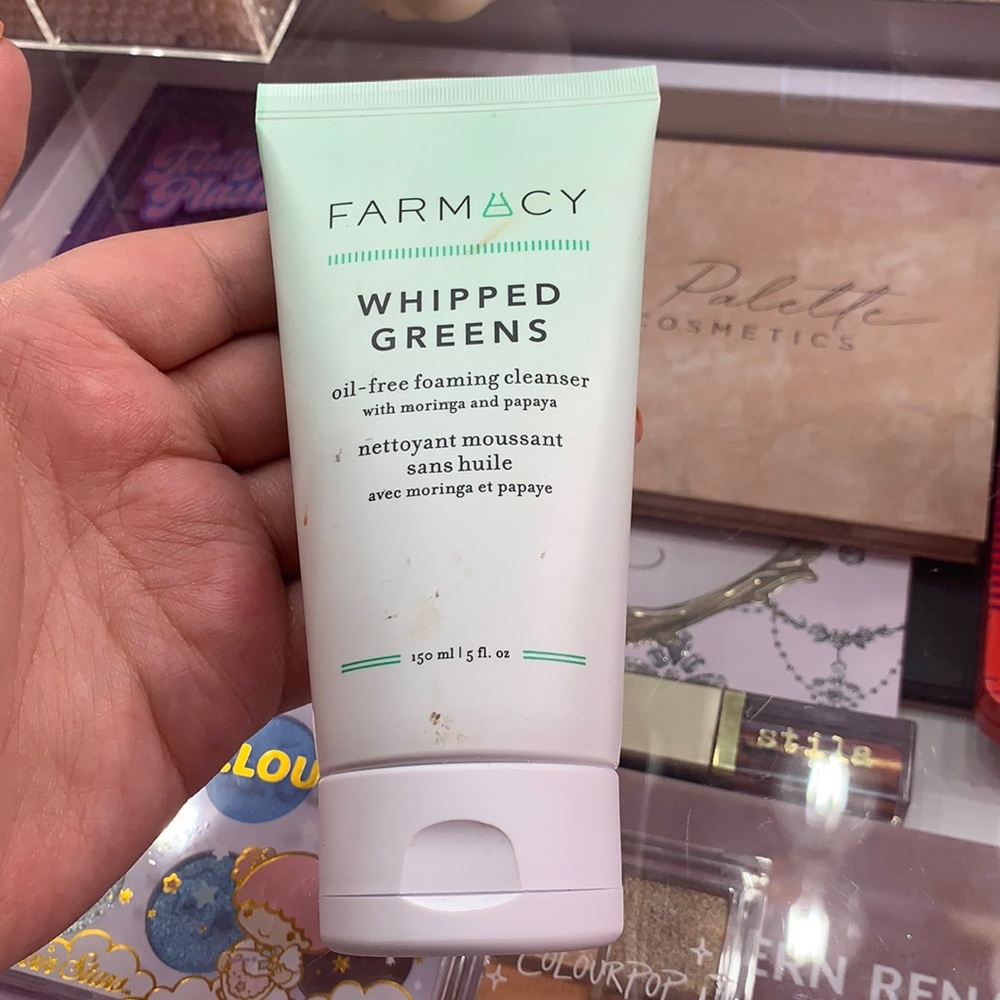 Pharmacy whipped greens oil free foaming cleanser